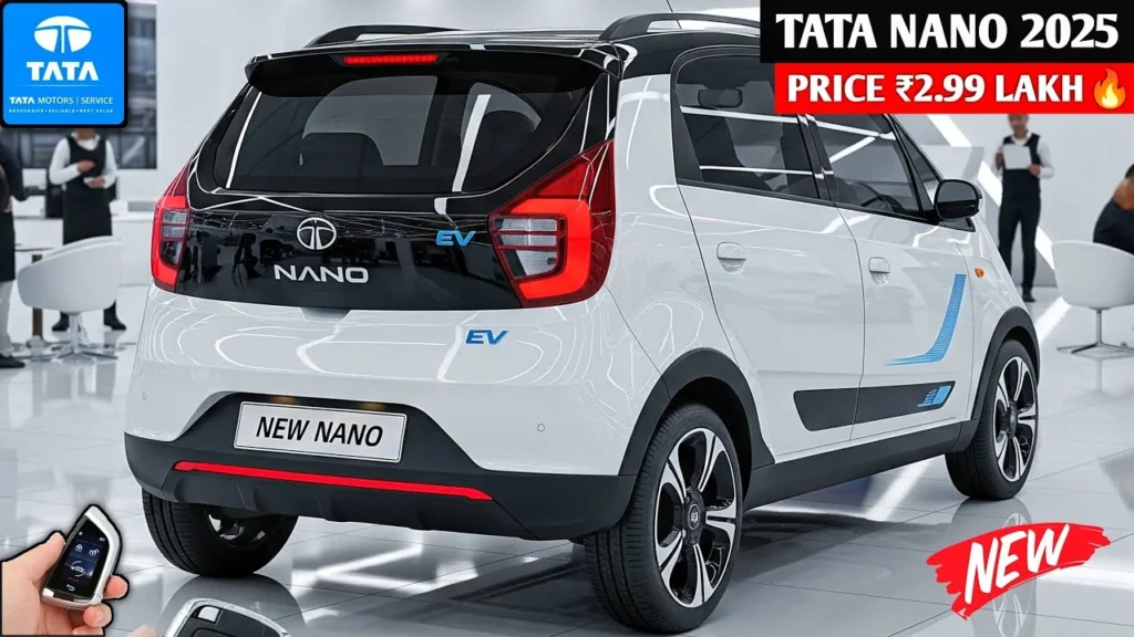 Tata Nano Electric 2025, Tata Nano EV Price, Tata Nano Electric Car Launch, Tata Nano 360KM Range, Tata Nano EV Features, Tata Electric Car 2025, Tata Nano Fast Charging, Tata Nano Smart Dashboard, Cheapest Electric Car India, Tata Nano EV Review, Tata Motors Electric 2025